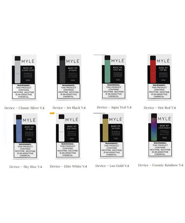 Mylé V4 Pod Kit 240mAh with Four Flavors Pods 0.9ml