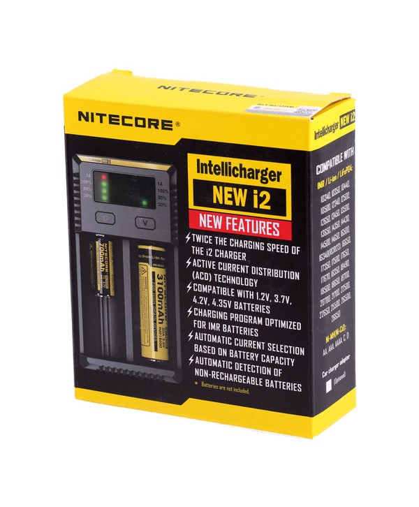 Nitecore New i2 Intellicharger Charger EU-US TC MOD Battery