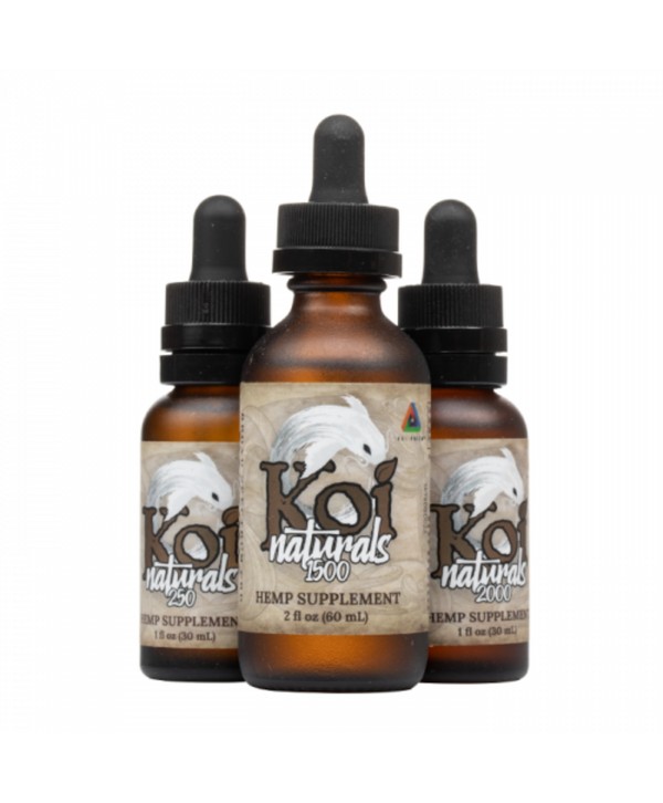 Koi Naturals Natural Broad Spectrum CBD Oil Tincture (USA Warehouse)