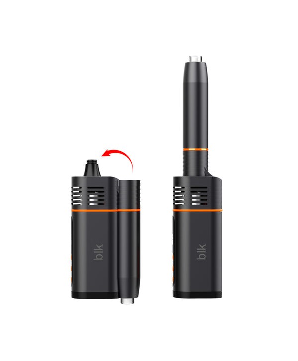 Kingtons BLK Rotary Dry Herb & Wax Vaporizer Kit 1800mAh