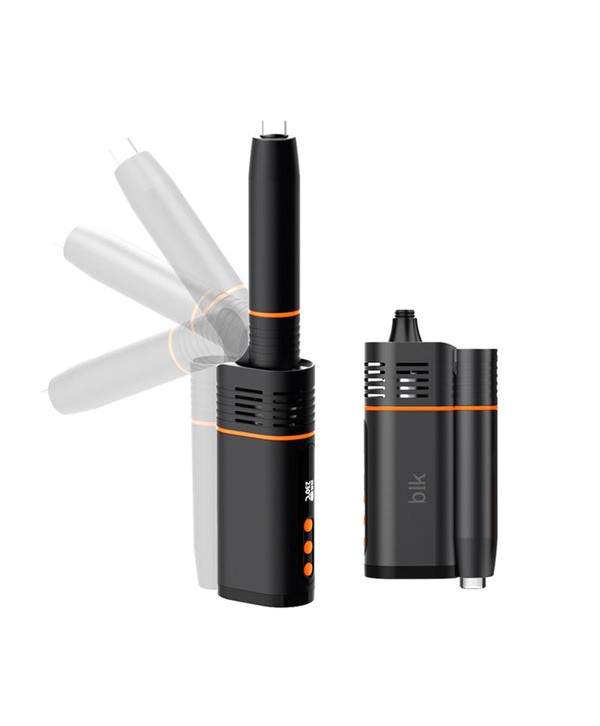 Kingtons BLK Rotary Dry Herb & Wax Vaporizer Kit 1800mAh