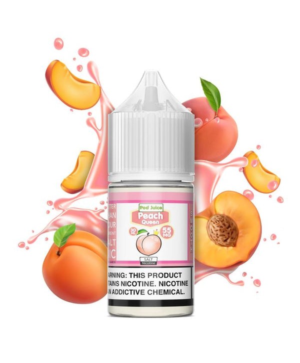 Pod Juice Salts Series Peach Queen E-juice 30ml(U.S.A. Warehouse (Only ship to USA))
