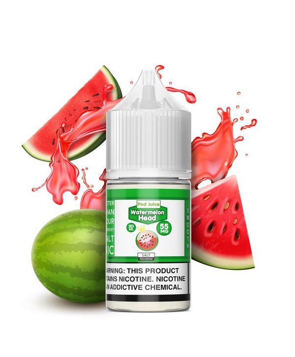 Pod Juice Salts Watermelon Head E-juice 30ml(U.S.A. Warehouse (Only ship to USA))
