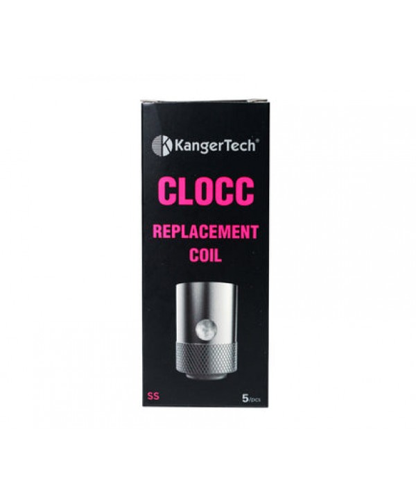 KangerTech CLTANK CLOCC SS316L Replacement 0.5 Ohm-1.0 Ohm Coil 5PCS-PACK