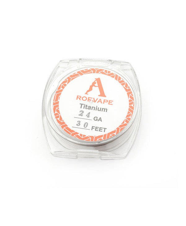 Rofvape Ti Titanium Wire 24-26-28GA(0.5mm-0.4mm-0.32mm) (30 Feet)