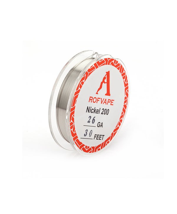 Rofvape Ni200 Nickel Wire 24-26-28GA RDA-RBA Atomizer (30 Feet)