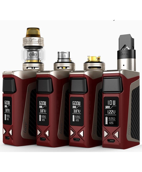 IJOY Elite Mini 60W 3-in-1 Starter Kit with Captain Elite SUB Ohm&RTA Tank (2200mAh & 3ML)