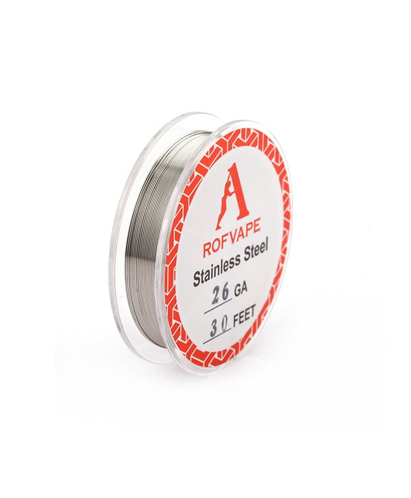 SS316L Stainless Steel Wire by Rofvape 24-26-28GA (30 Feet)