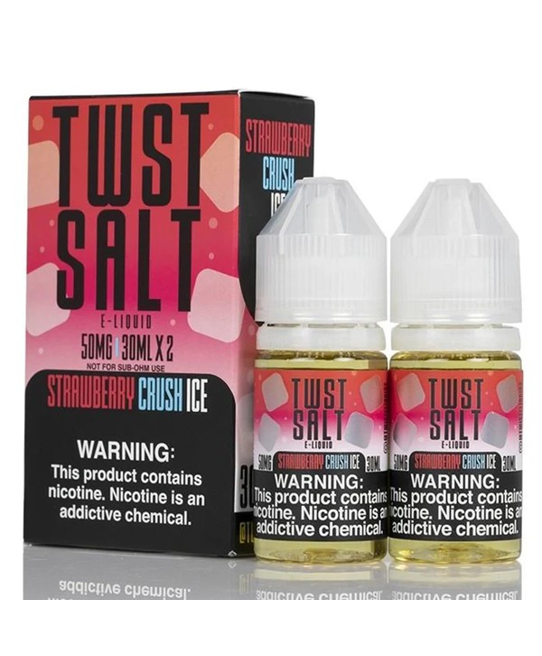 Twist Salt Strawberry Crush Ice E-juice 60ml -  U.S.A. Warehouse (Only ship to USA)