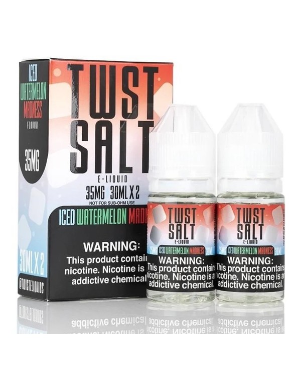 Twist Salt Iced Watermelon Madness E-juice 60ml -  U.S.A. Warehouse (Only ship to USA)