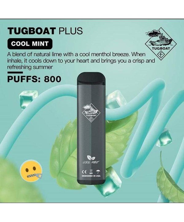 TUGBOAT PLUS DISPOSABLE POD DEVICE 800 Puffs 400mAh