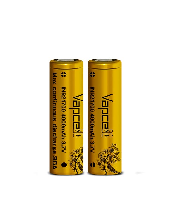 Vapcell INR 21700 3.7V 30A 4000mAh Battery