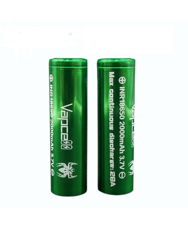 Vapcell INR 18650 3.7V 28A 2000mAh Battery