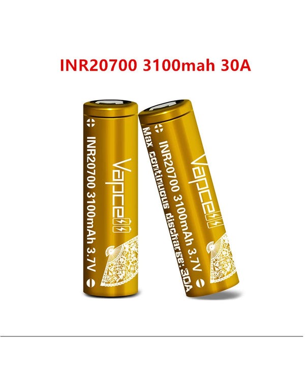 Vapcell 20700 3100mAh 3.7V 30A Battery