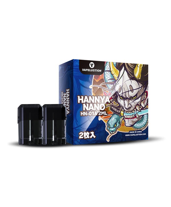 Vapelustion Hannya Replacement Pod Cartridge 2ml 2pcs-pack