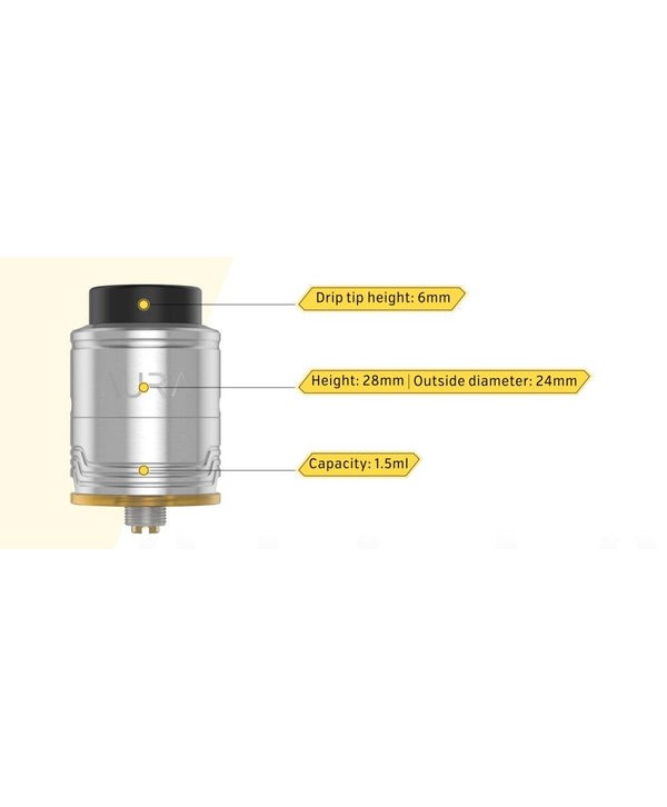 Digiflavor Aura BF RDA Tank Atomizer By DJLsb Vapes (1.5ML)