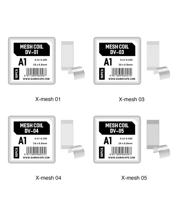 Damn Vape DOOM X RTA Replacement Mesh Coil 10pcs