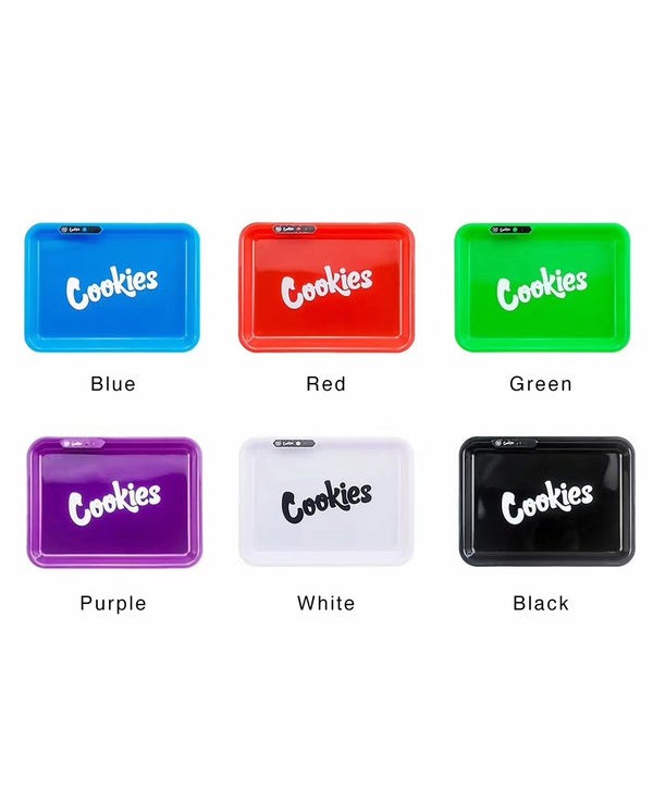 Cookies LED Cigarette Paper Storage Tray