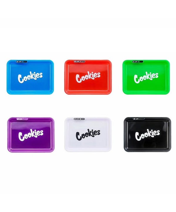 Cookies LED Cigarette Paper Storage Tray