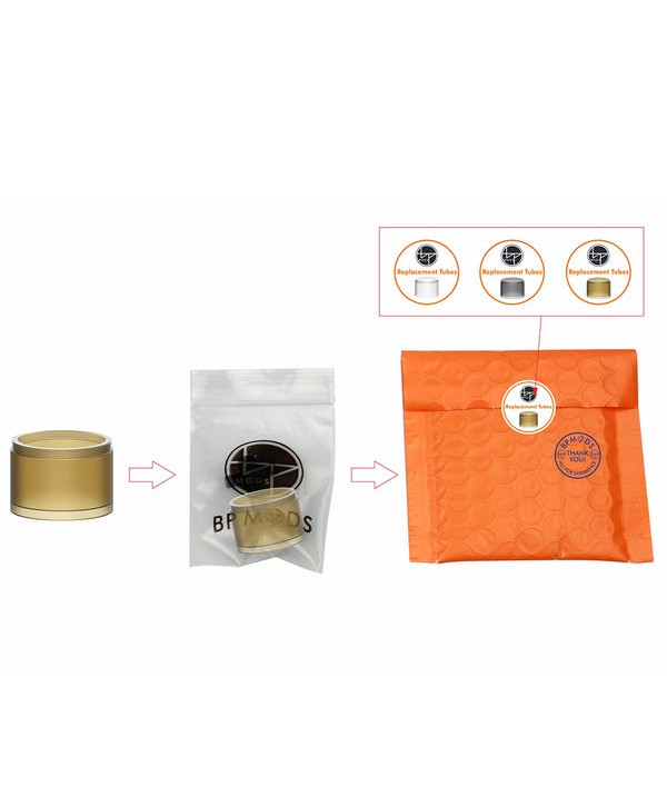 BP MODS Pioneer RTA Replacement Glass Tube 2ml