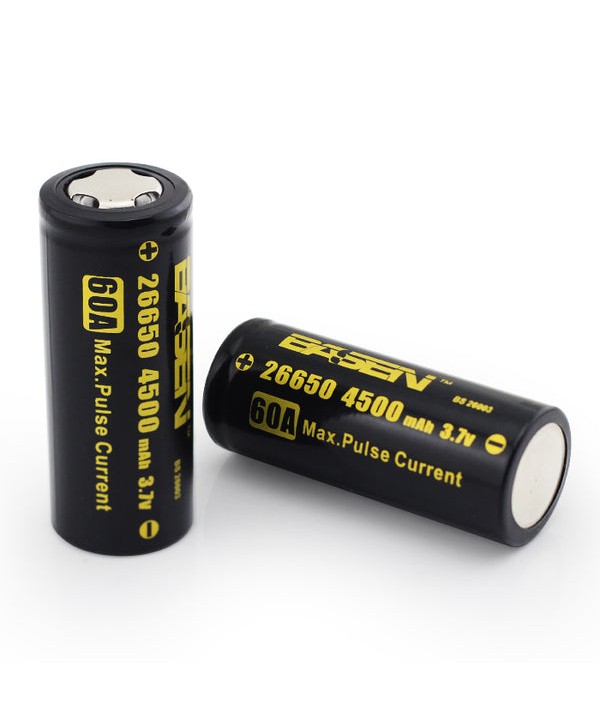 Basen 26650 Flat Top Battery 4500mAh 60A