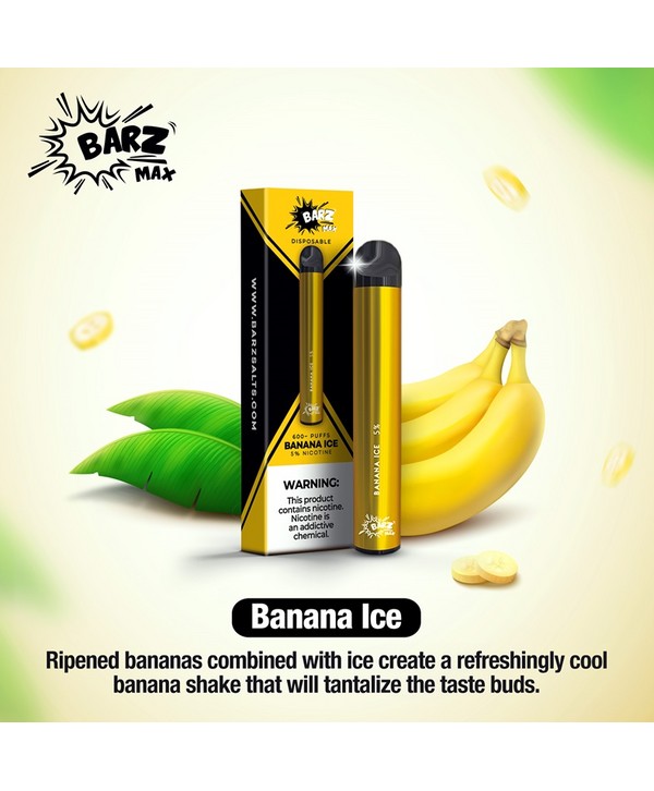 Barz Max Disposable Pod Device 600 Puffs 420mAh - 1pc/pack