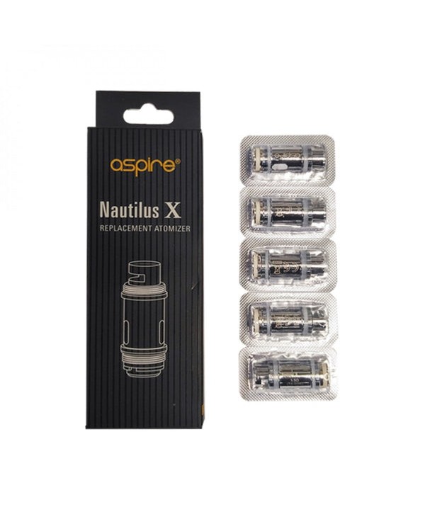 Aspire Nautilus X Replacement Coil 1.5 Ohm-1.8 Ohm Head 5PCS-PACK