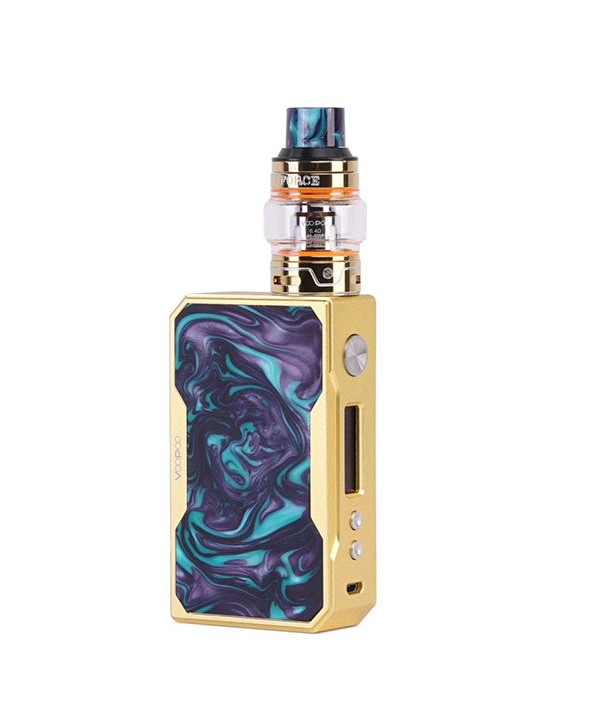 VOOPOO Gold Drag Resin 157W Starter Kit With UFORCE Tank (5ML)