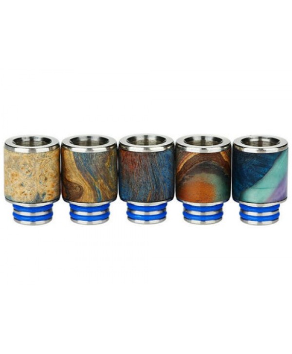 Arctic Dolphin Stabilized Wood 510 Drip Tip