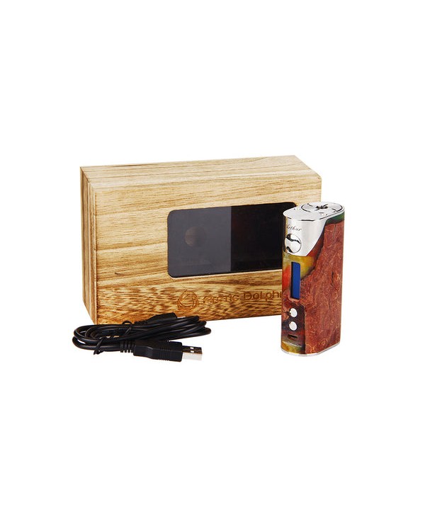 Arctic Dolphin Arthur 80W TC Stabilized Wood Box Mod
