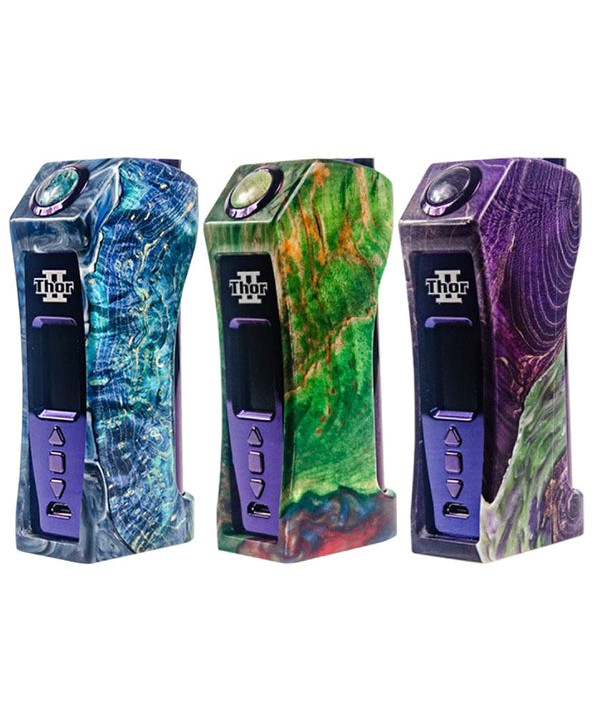 Asmodus X Ultroner Thor 2 DNA75C Stabilized Wood Box Mod