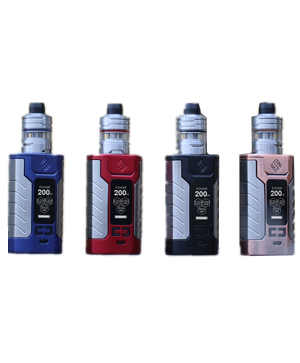 Wismec SINUOUS FJ 200 200W Kit with Divider Tank 4600mAh & 4ML