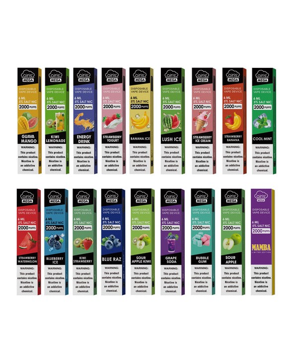 Airis Mega 2000puffs Disposable 1050mAh
