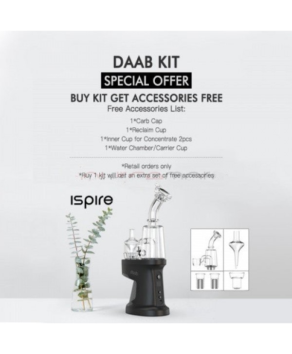 Ispire Daab Kit External Dual 18650mah(Free Accessories)