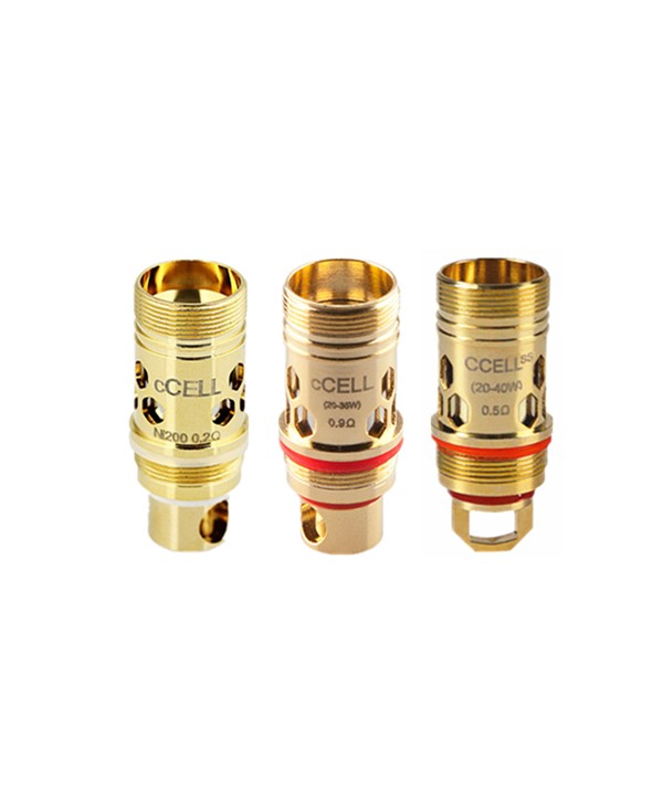 5PCS-PACK Vaporesso CCELL 0.9 Ohm-0.5 Ohm-0.20hm Coil