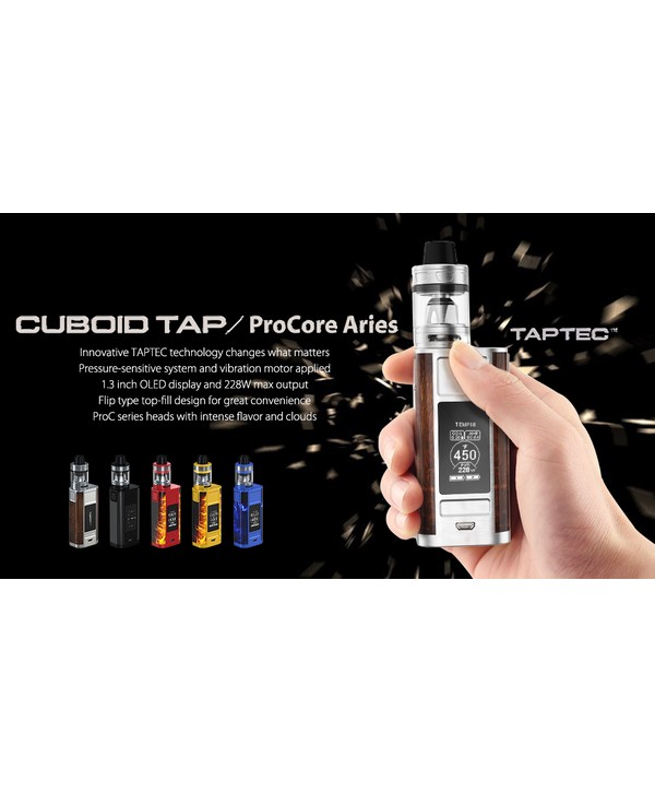 Joyetech CUBOID TAP Starter Kit with ProCore Aries Tank (4ML)