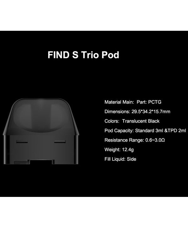 VOOPOO Find S Trio Pod Cartridge 4pcs-pack