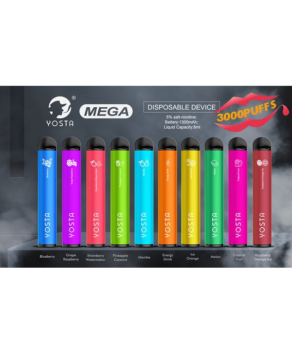 Yosta Mega Disposable Kit 1300mAh 3000 puffs