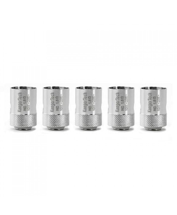 5PCS-PACK KangerTech CLOCC MTL Replacement Coil Nichrome 1.5 Ohm