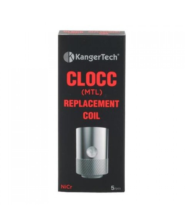 5PCS-PACK KangerTech CLOCC MTL Replacement Coil Nichrome 1.5 Ohm