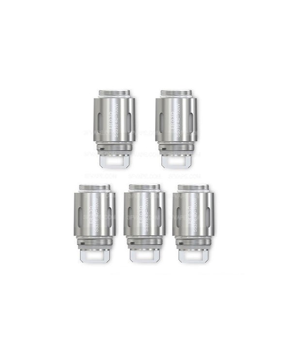 5PCS-PACK Eleaf MELO RT 22 ER SS316 Coil Head 0.3 Ohm