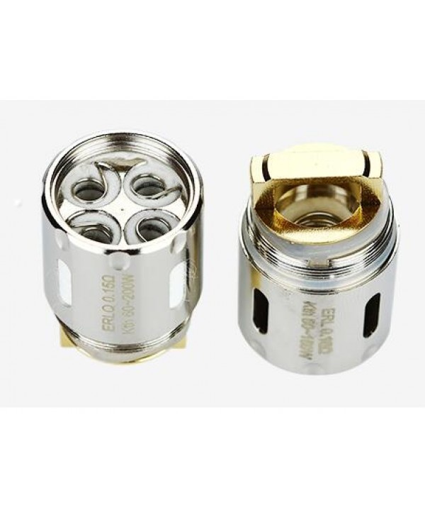 5PCS-PACK Eleaf ERLQ Quadruple Coil Head 0.15 Ohm for MELO RT 25