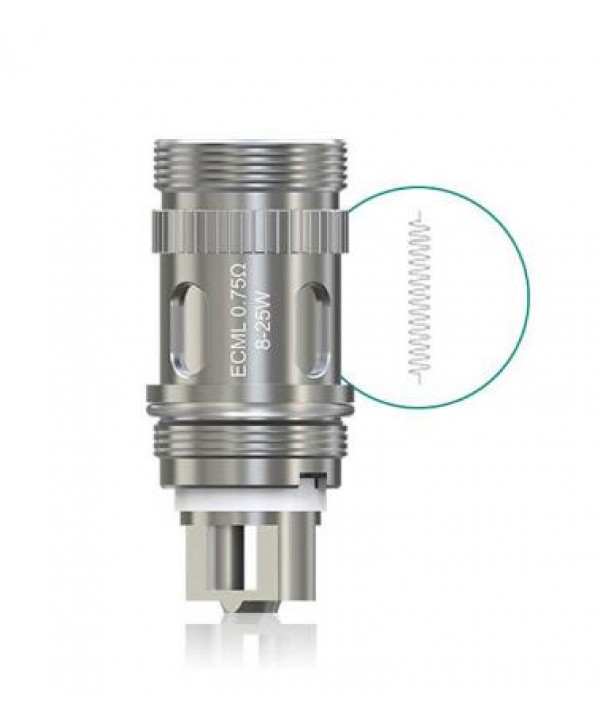 5PCS-PACK Eleaf ECML 0.75 Ohm Coil Head