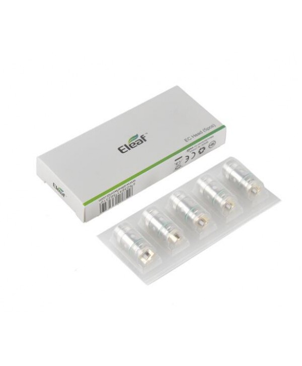 5PCS-PACK Eleaf EC-Ceramic Coil Head 0.5 Ohm