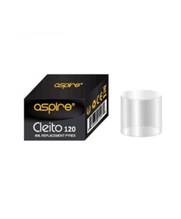 5PCS-PACK Aspire Cleito 120 Replacement Pyrex Glass Tube 4ML