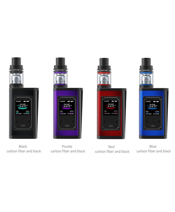 Smok Majesty 225W Starter Kit Carbon Fiber Edition With TFV8 X-Baby Tank(4ML)