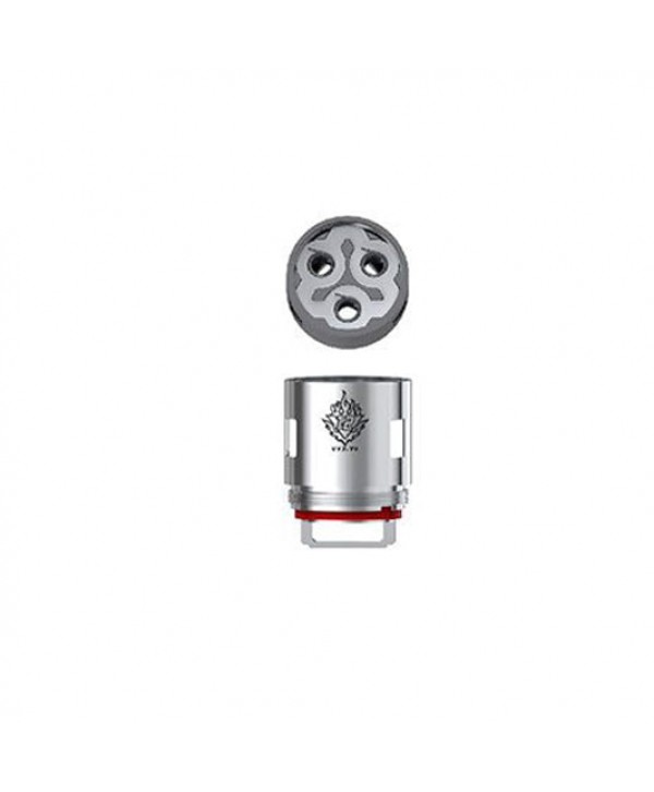 3PCS-PACK SMOK TFV12 Tank V12-T6 Sextuple Coil 0.17 Ohm