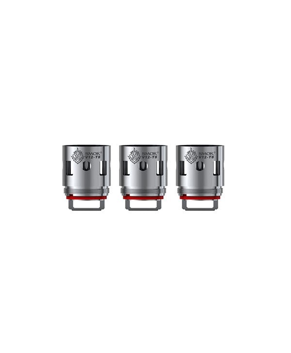 3PCS-PACK SMOK TFV12 Tank V12-T8 Replacement Coil 0.16 Ohm