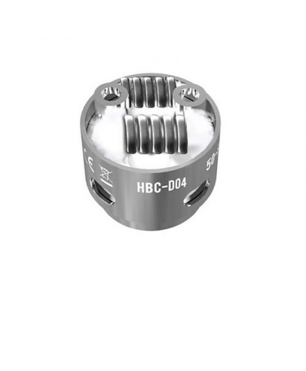 2PCS-PACK Geekvape Eagle HBC-S03- D04 Replacement Handbuilt Coil 0.2 Ohm