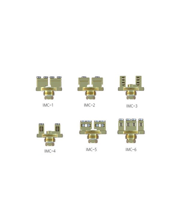 1PCS-PACK IJOY COMBO-LIMITLESS RDTA Gold-Plated Building Deck IMC-1-2-3-4-5-6